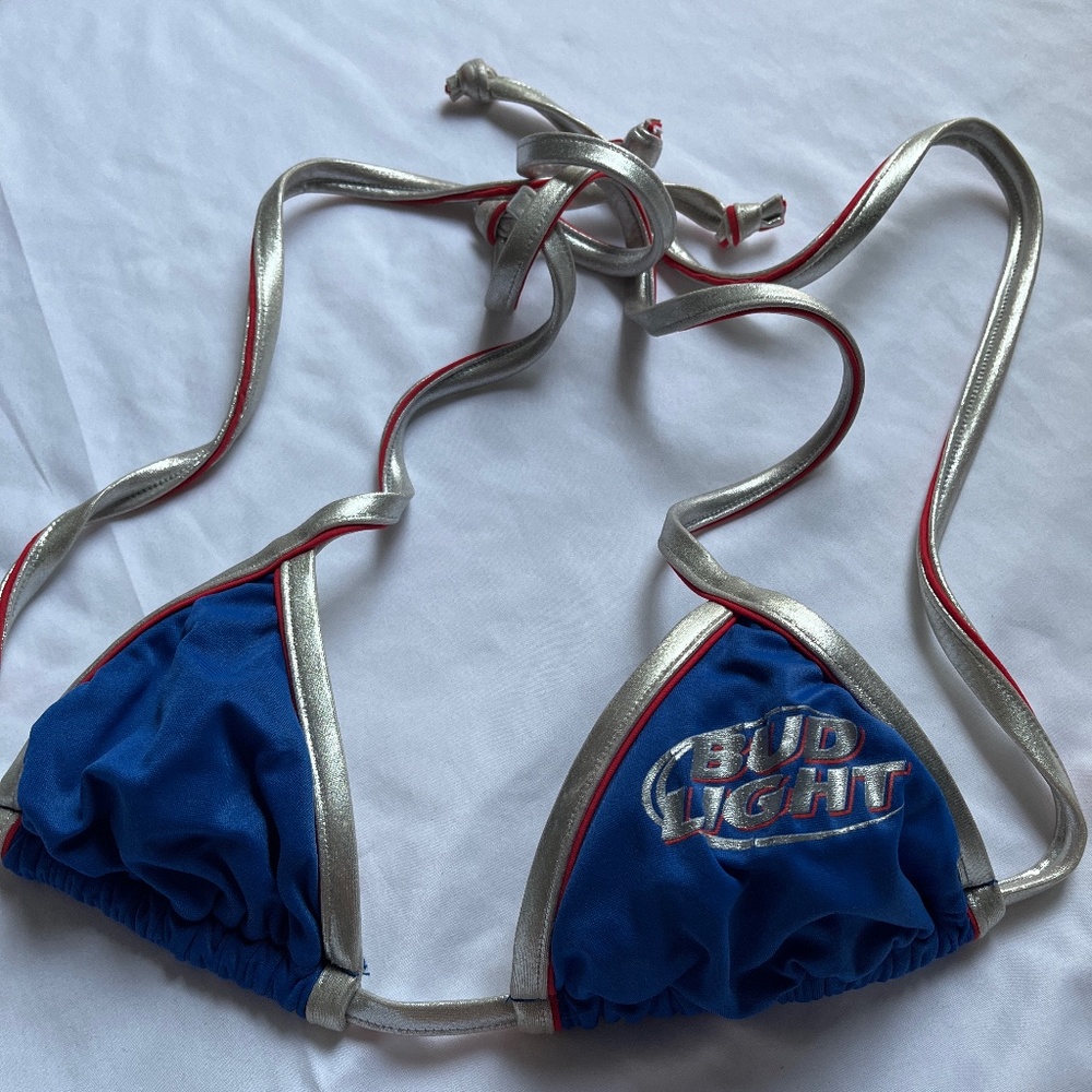 Budlight beer bikini top